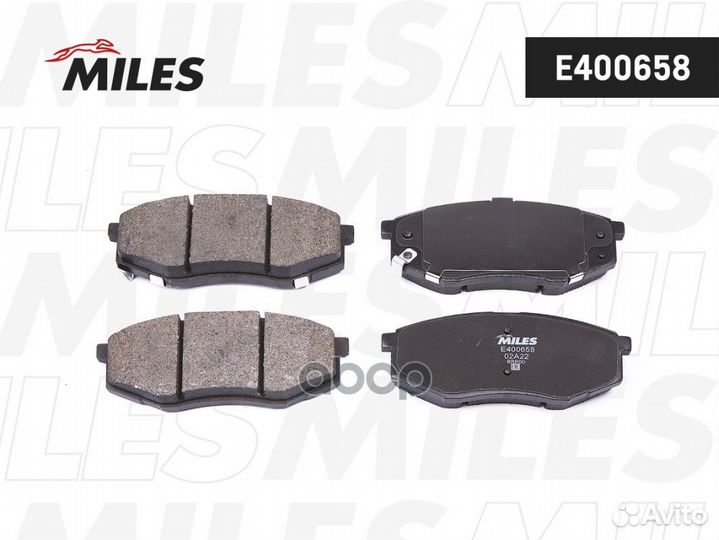 Колодки тормозные передние (Смесь Semi-Metallic