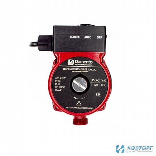 Насос циркуляционный damento UPC 25-80, 180мм, нап