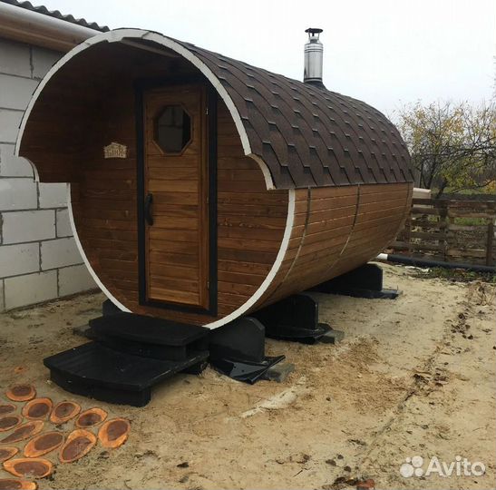Баня бочка