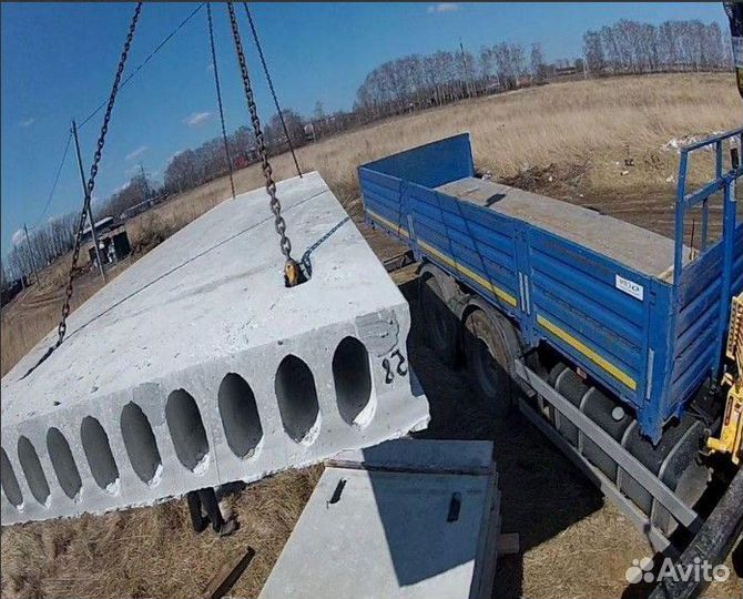 Плиты пустотелые за углом