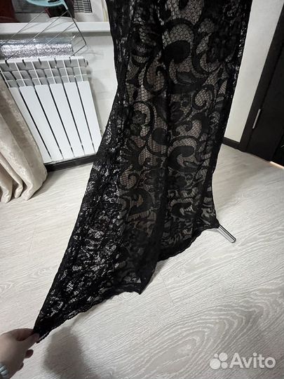 Вечернее платье в пол кружевное