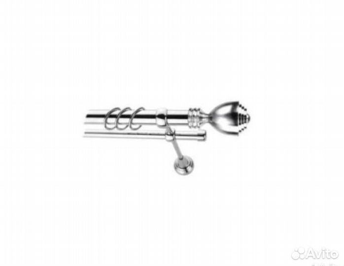 Карнизы для штор хром