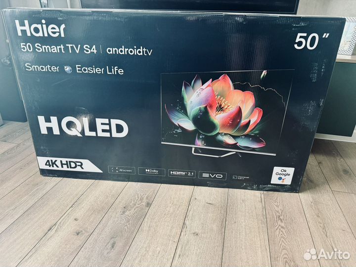 Телевизор новый Haier 50 SMART TV S4