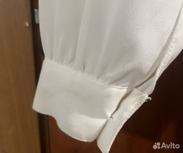 Винтажная рубашка бежевая