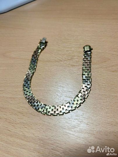 Мужской золотой браслет