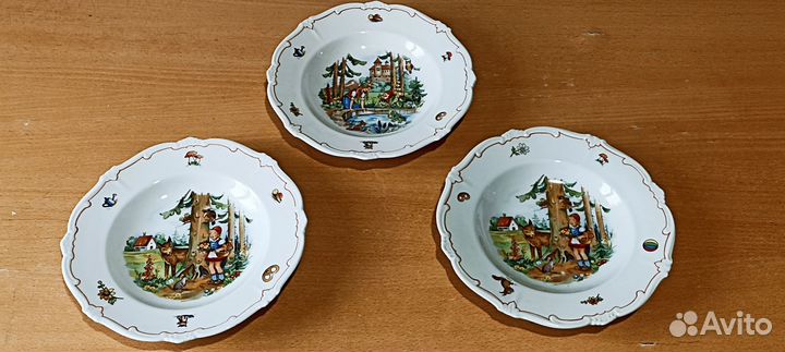 Фарфор. Детские тарелки. Weimar. Германия