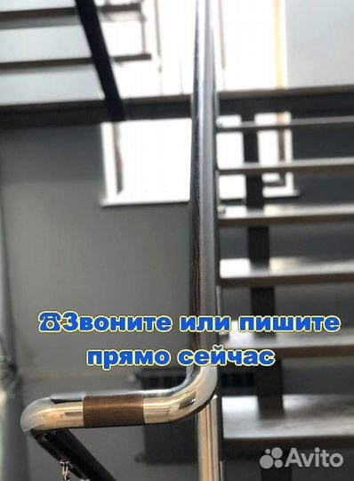 Лестница на металлокаркасе. Опытные мастера