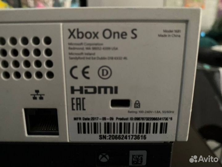 Xbox One s 500 gb