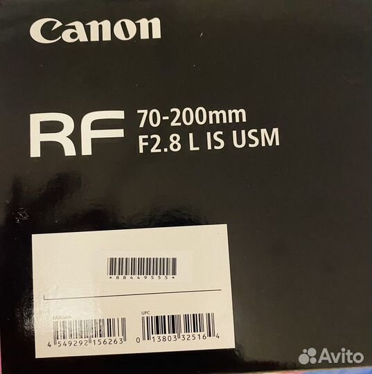 Canon RF 70-200mm f/2.8 L IS usm новый