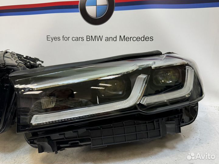 Комплект фар в сборе оригинал на BMW M5 G30 рест