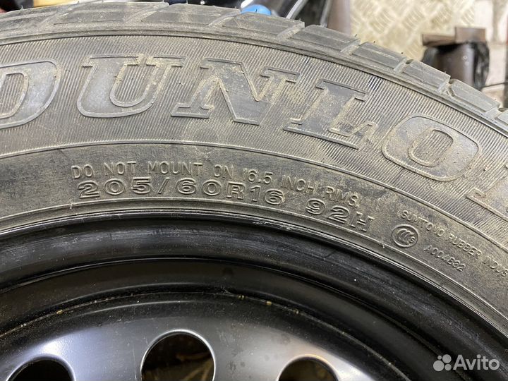 R16 Dunlop SP Sport 2050M 205/60, PCD 5x114.3 DIA 13