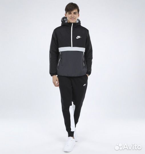 Пуховик анорак nike popover half ZIP jacket