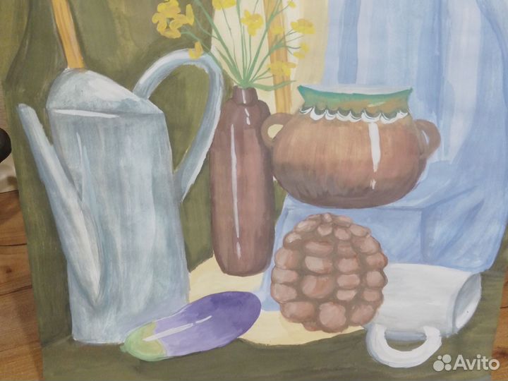 Рисунок красками