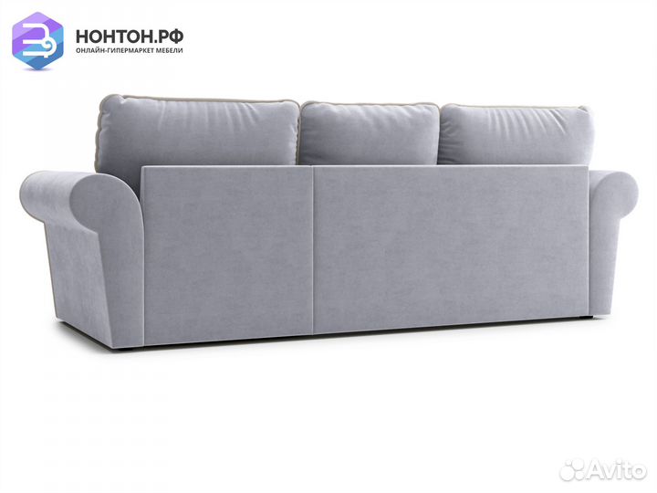 Диван угловой дельфин Прованс серый