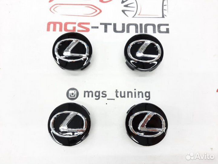 Колпачки в ступицу Lexus 4 шт