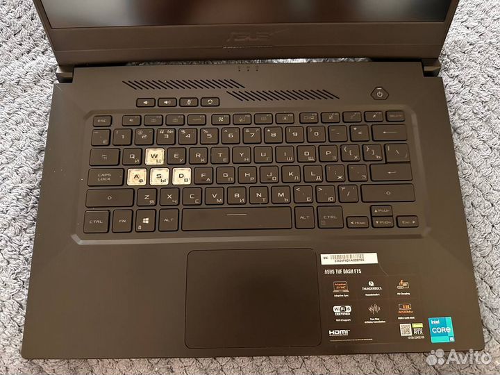 Игровой ноутбук asus tuf gaming f15