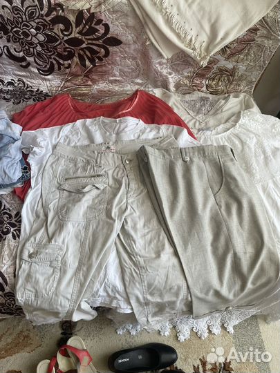 Вещи б/у, одним пакетом, в одни руки