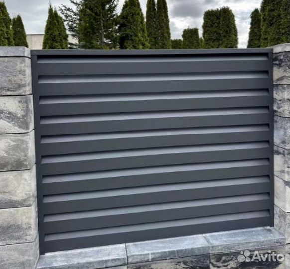 Забор жалюзи