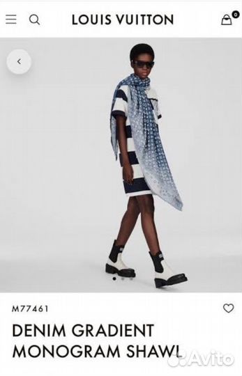 Шаль Louis Vuitton