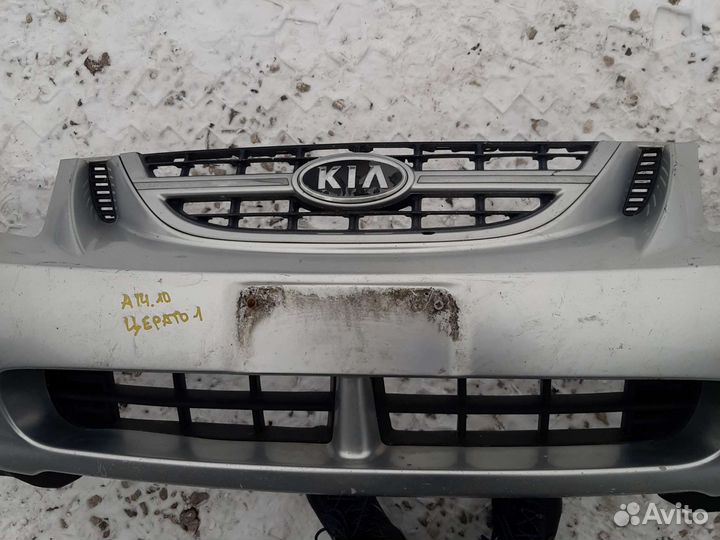 Бампер передний Киа Церато 1 оригинал с птф