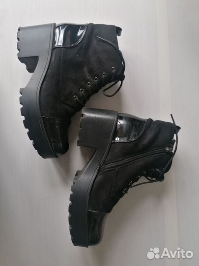 Ботильоны женские замша