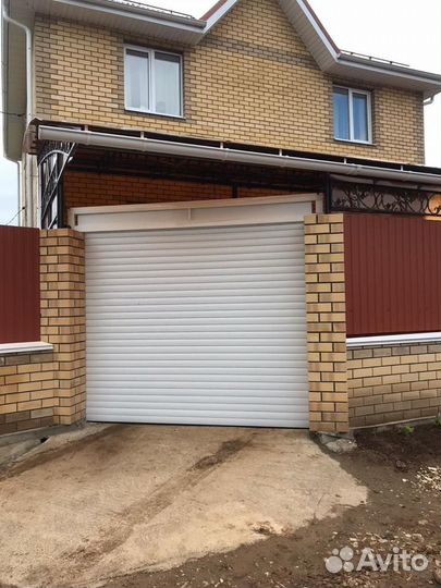 Рулонные ворота Алютех въездные. Рольворота PD\77