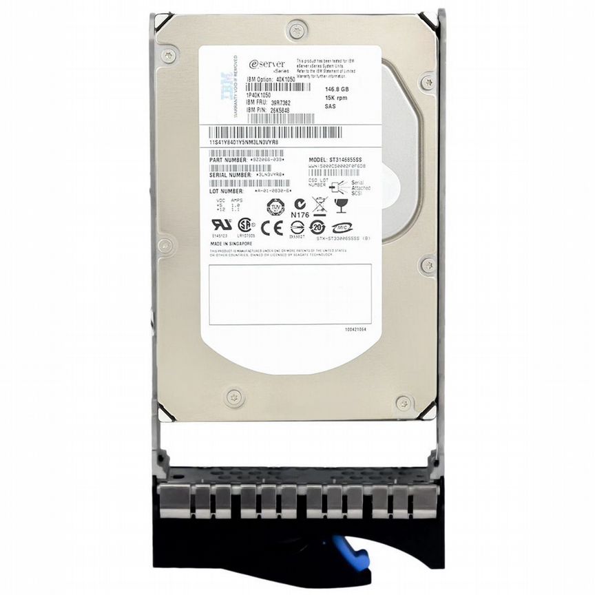 [40K1050] Жесткий Диск Ibm 146,8gb Sas 3,5" Hdd 40k1050
