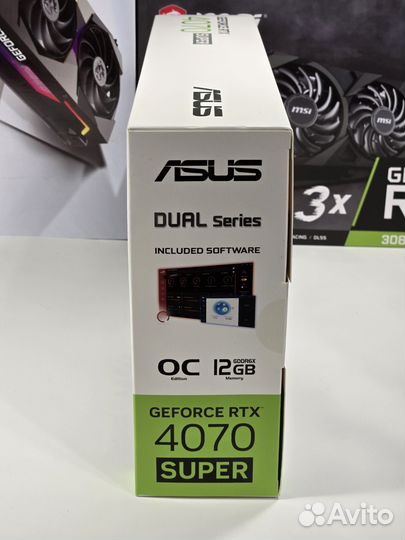 Видеокарта Asus Dual GeForce RTX 4070 Super White