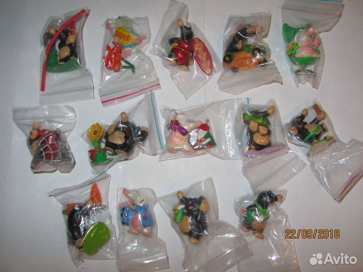 Кроты,Шрек,миньоны,перевёртыши и другое из киндер