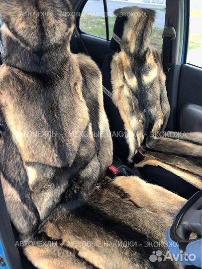 Меховые накидки из натурального волка