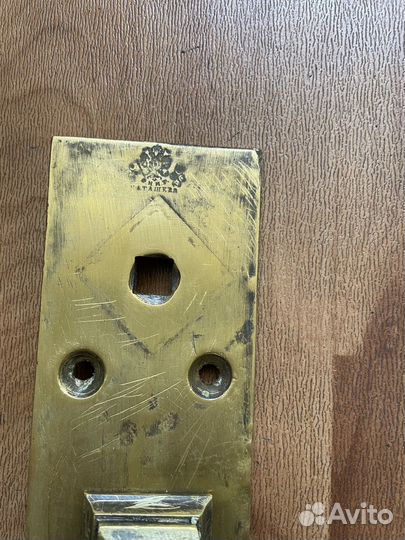 Ручка дверная антикварная латунь