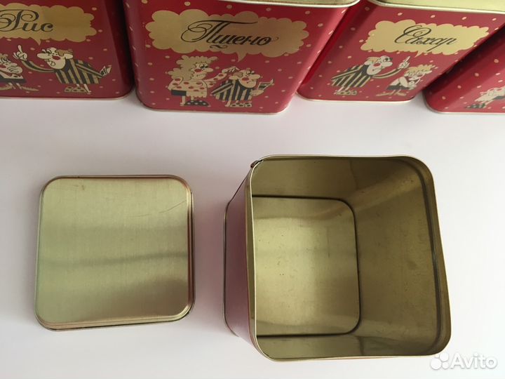 Набор банок для сыпучих продуктов (СССР) новые