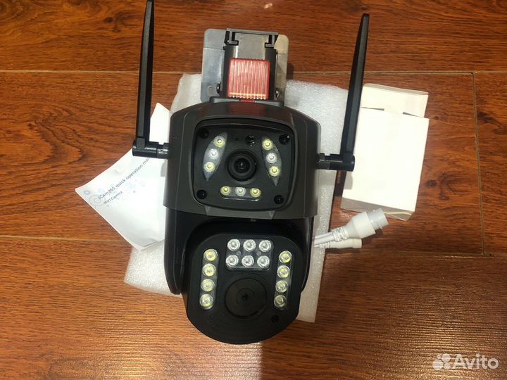 Камера видеонаблюдения уличная солнечная 4g