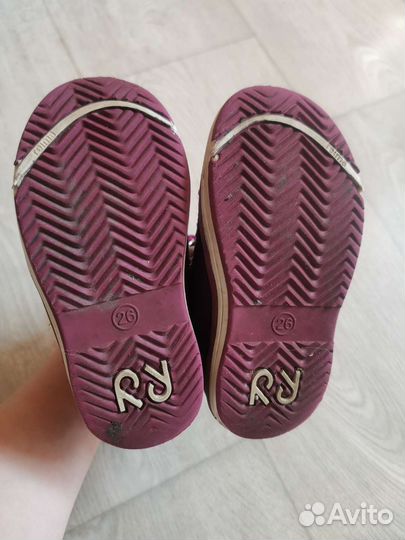 Ботинки reima для девочки 26 размер