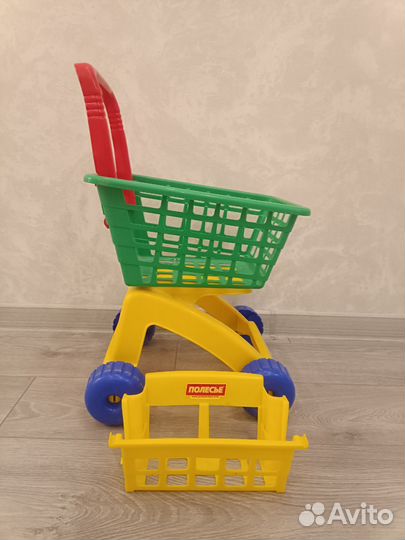 Игрушечная магазинная тележка для детей