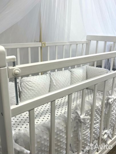 Бортики для детской кроватки