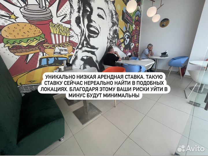 Кафе в современном БЦ. чп 300. Выгодная аренда