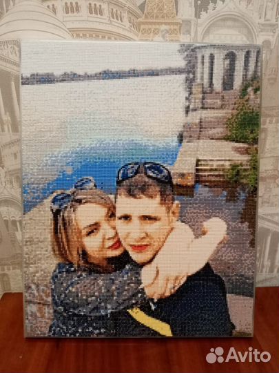 Алмазная мозаика по фото - производство