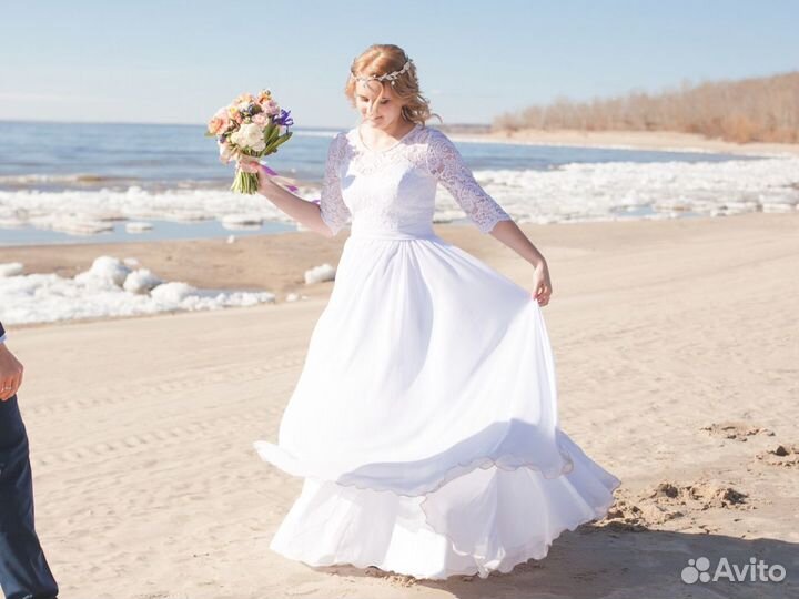 Свадебное платье (44-46)