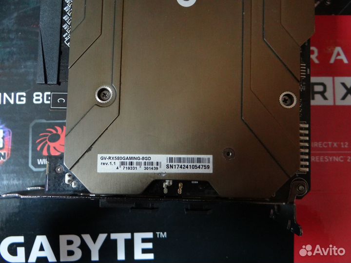 Видеокарта rx580 8gb