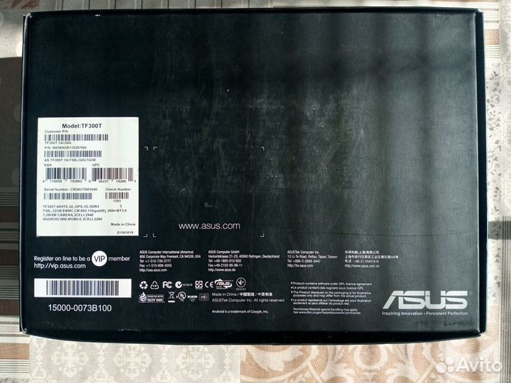 Планшет asus Transformer Pad
