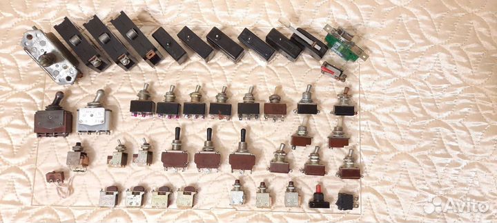 Микропереключатель, тумблер, выключатель, концевик