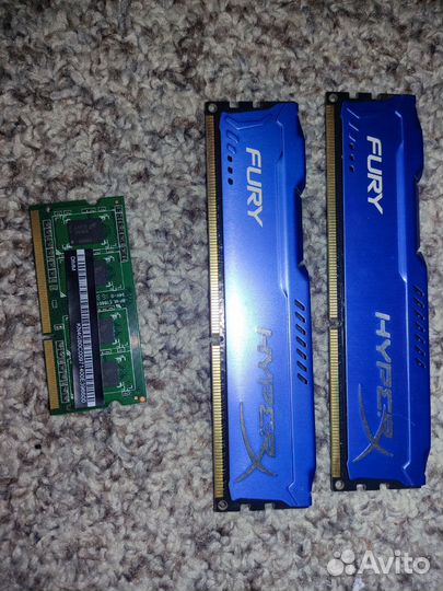 Оперативная память ddr3 4 gb kingston fury hiper