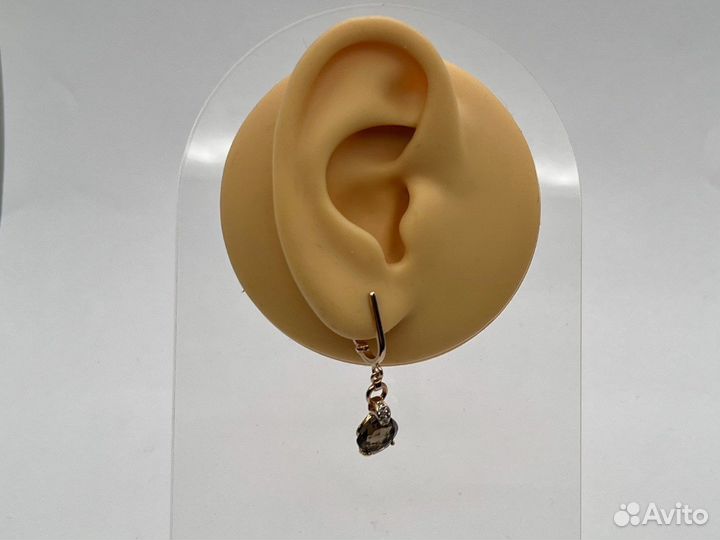 Золотые серьги 585 пробы