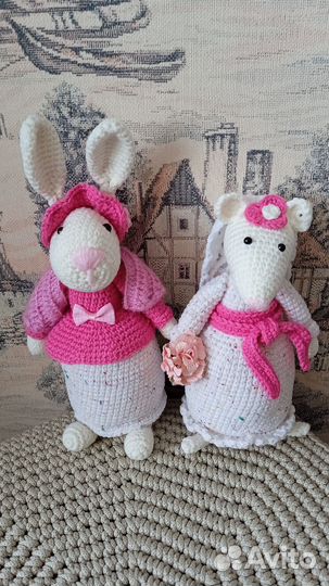 Вязаные игрушки ручной работы