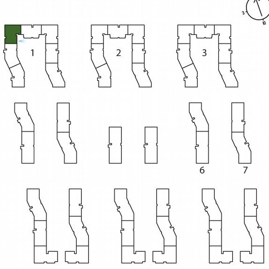 1-к. квартира, 34,1 м², 3/3 эт.