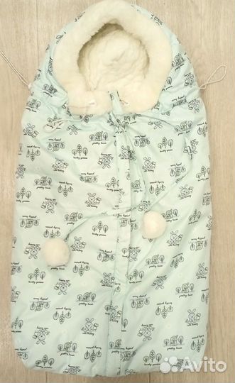 Зимний конверт в коляску