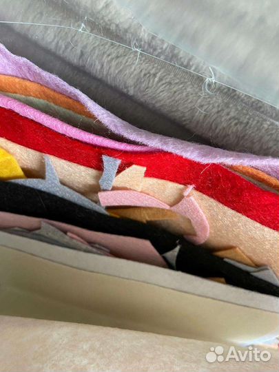 Фетр для рукоделия разноцветный много