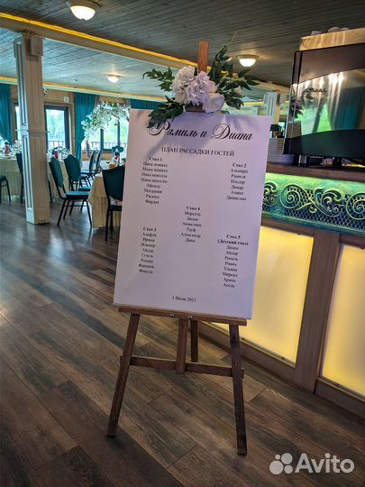 План рассадки гостей