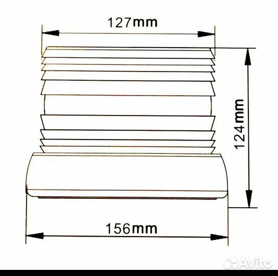 LED Мигалка страбаскоб желтая 12-24v 2режим